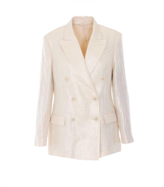  브루넬로 쿠치넬리 수트 자켓 더블 브레스트 재킷 블레이저 골든