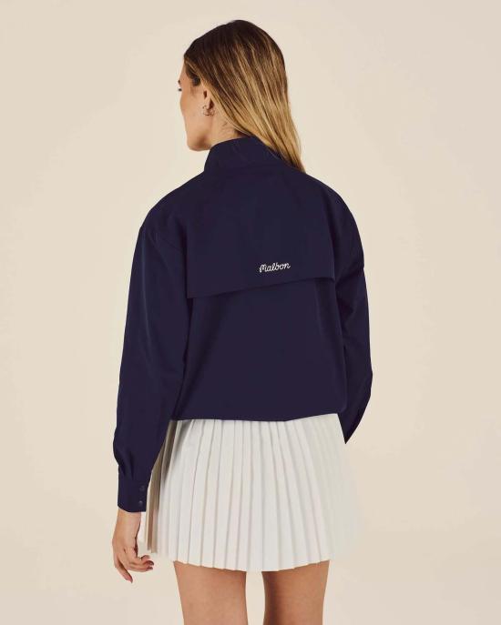  말본 스웨터 Malbon Rosa 풀오버 미드나잇 - MALBON