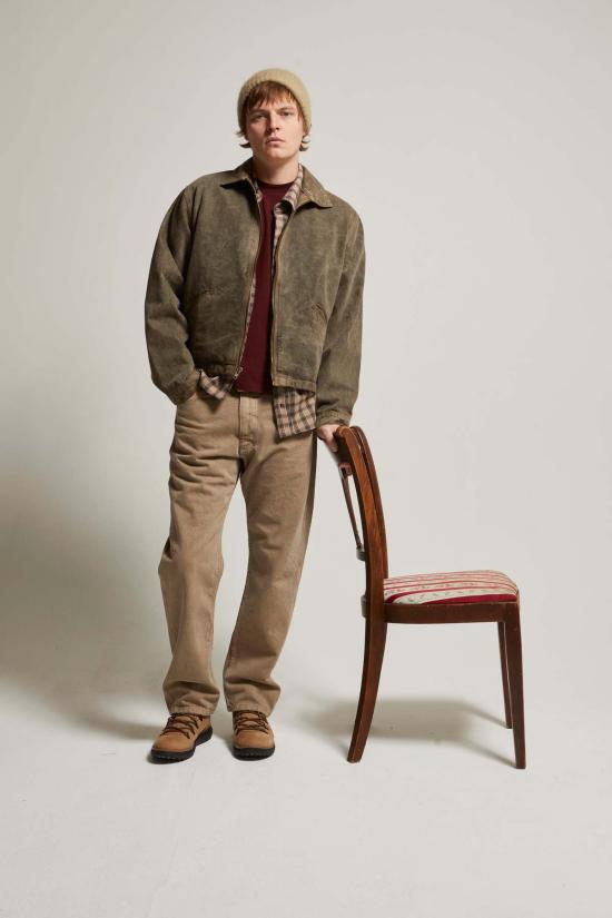  아셀 데님 자켓 애셔 제드 지퍼 코튼 트윌 재킷 - ASHER