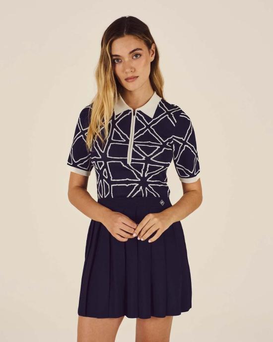  말본 숏 원피스 비비아나 드레스 미드나잇