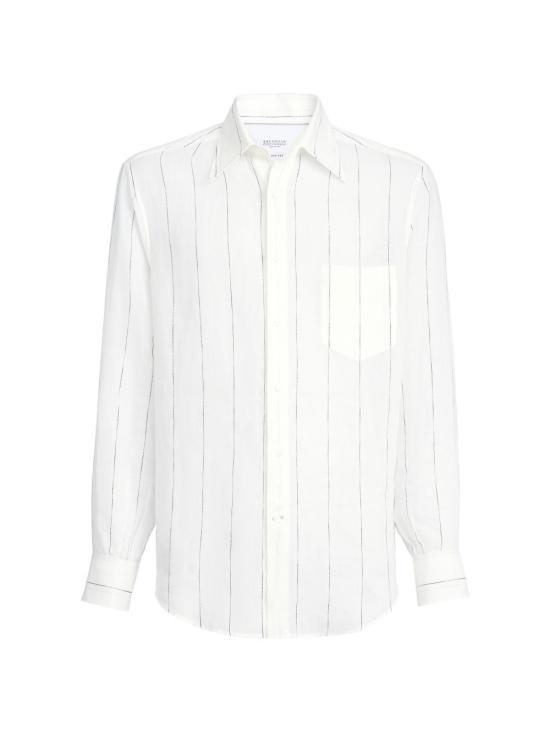 26SS 브루넬로 쿠치넬리 셔츠 MA6900621 C001 White