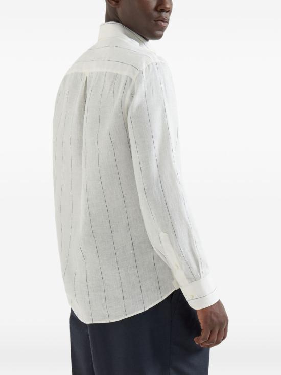 26SS 브루넬로 쿠치넬리 셔츠 MA6900621 C001 White - BRUNELLO CUCINELLI