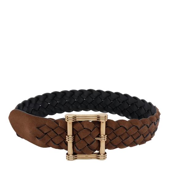  에트로 벨트 리버서블 버클  브라운