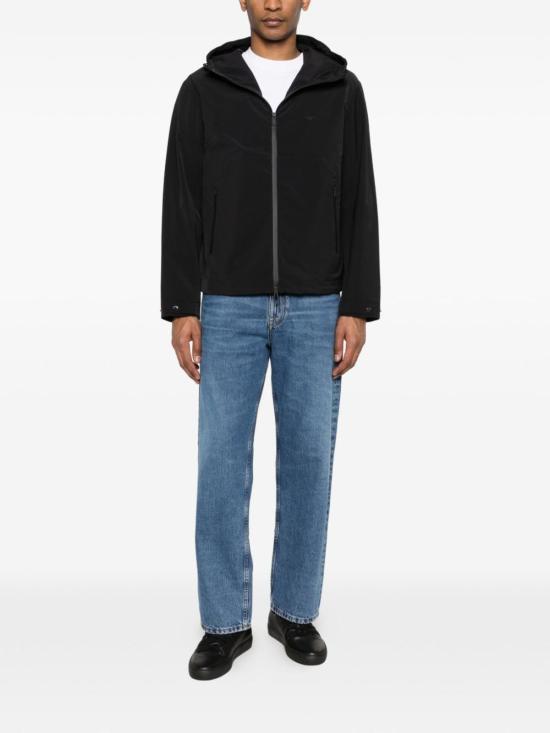  엠포리오 아르마니 자켓 후드 블라우스 재킷 블랙 - EMPORIO ARMANI