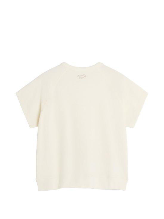 26SS 메종키츠네 반팔 티셔츠 QW00111K A00350383 Pure ecru - MAISON KITSUNE