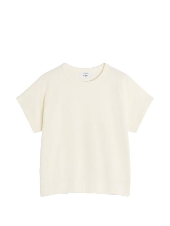 26SS 메종키츠네 반팔 티셔츠 QW00111K A00350383 Pure ecru