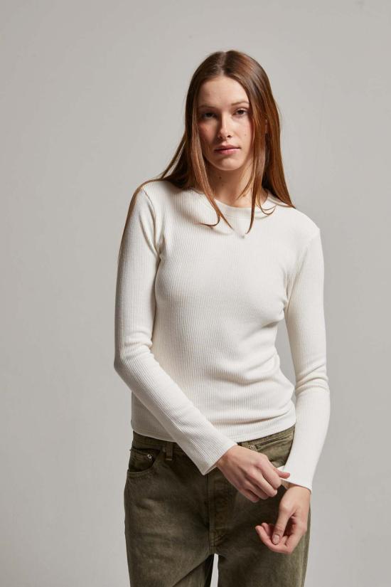  아셀 긴팔 티셔츠 애셔 한나 골지