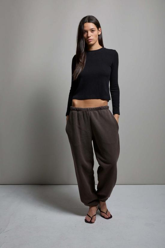  아셀 긴팔 티셔츠 애셔 리비 골지 - ASHER