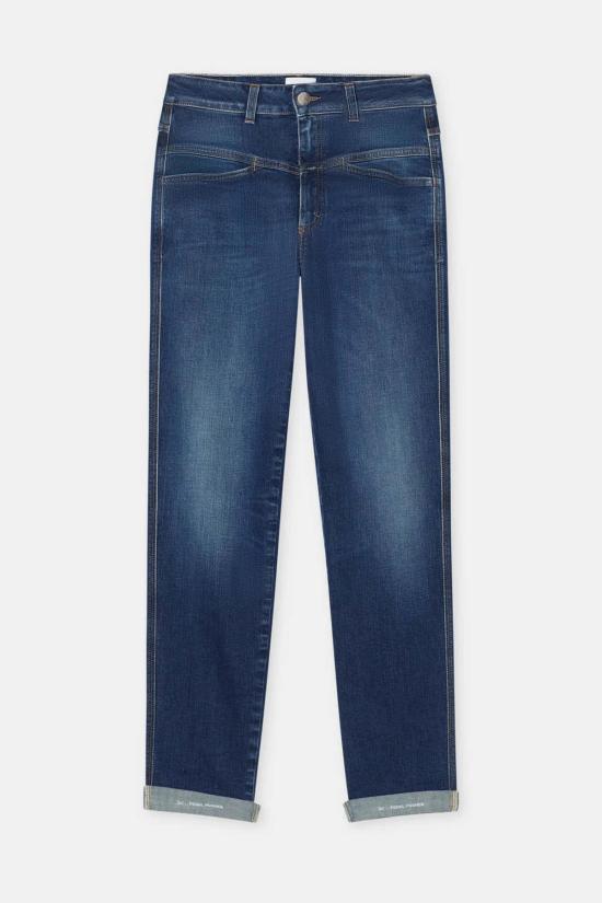  클로즈드 데님 팬츠 닫힌 페달 푸셔 청바지 다크 블루 - CLOSED