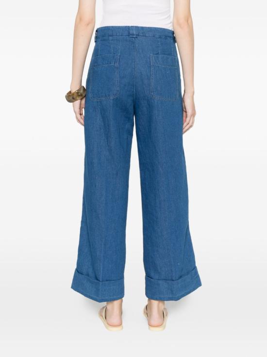 26SS 화이트샌드 스트레이트 팬츠 26SD07 325M37 Blue - WHITE SAND