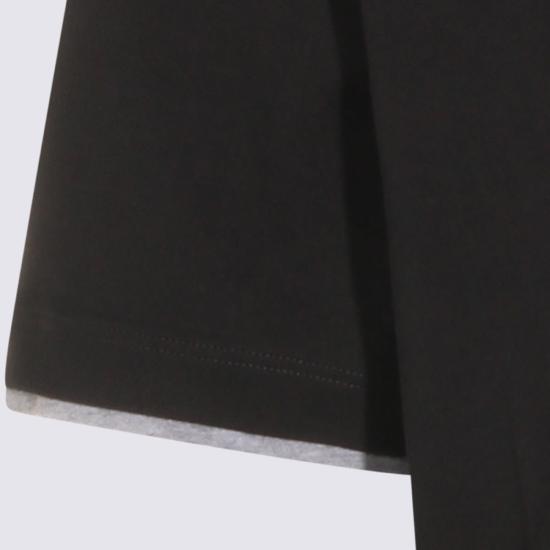  브루넬로 쿠치넬리 반팔 티셔츠 코튼 티셔츠 블랙 - BRUNELLO CUCINELLI