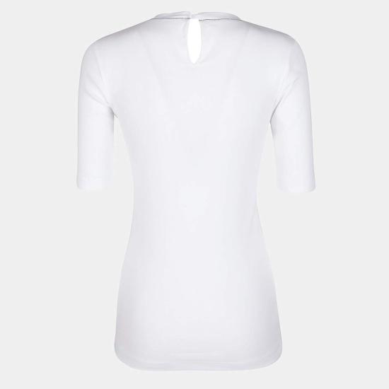  브루넬로 쿠치넬리 반팔 티셔츠 면 티셔츠 화이트 - BRUNELLO CUCINELLI