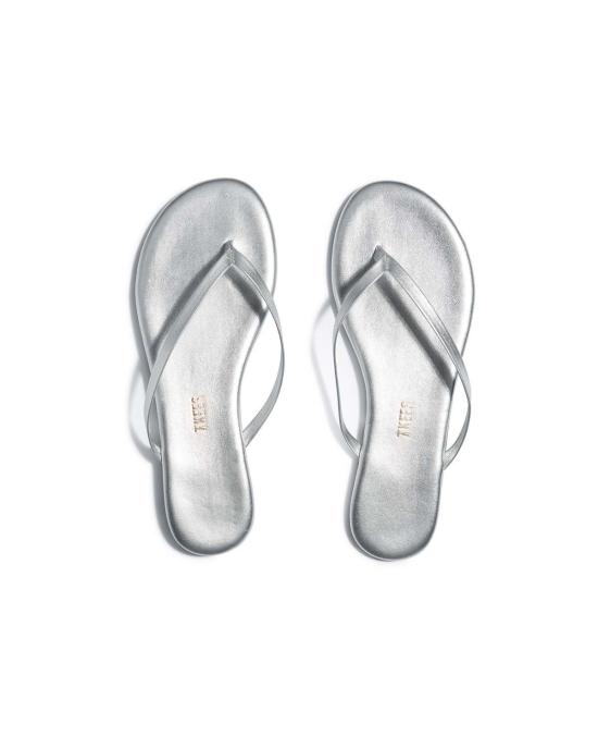  티키스 뮬/슬리퍼 릴리 메탈릭 샌들 페어리러스트