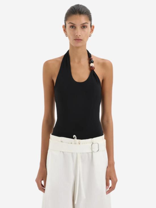  서 더 레이블 스트레이트 팬츠 찰리 경 벨트 바지 - SIR. THE LABEL