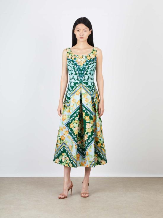  살로니 롱 원피스 Saloni Martine 드레스 벨리스 리스