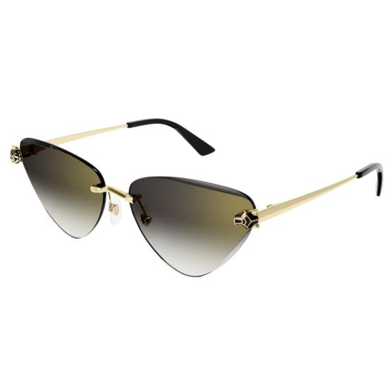 26SS 까르띠에 선글라스 CT0399S 001 GOLD GOLD GREY