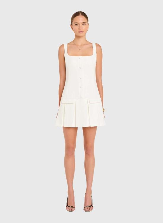  아만다 업리차드 숏 원피스 코트니 드레스 아이보리