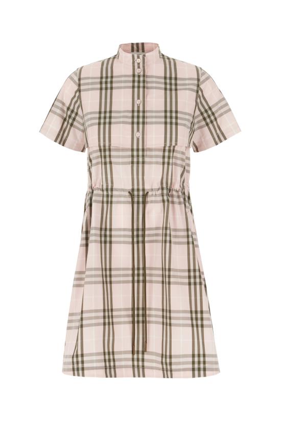 26SS 버버리 원피스 8126353 A5961 MALLOW PINK IP CHECK