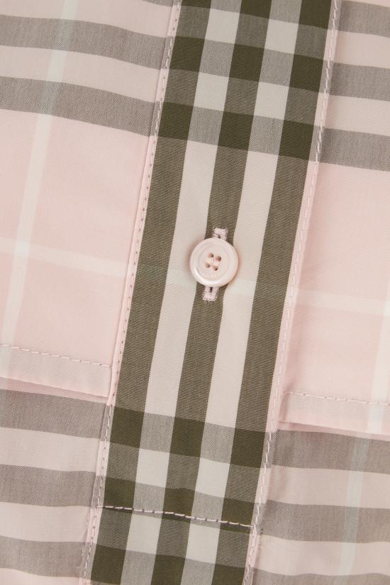 26SS 버버리 원피스 8126353 A5961 MALLOW PINK IP CHECK - BURBERRY