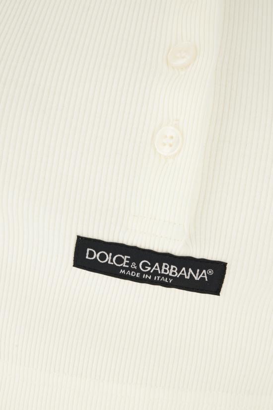 26SS 돌체앤가바나 민소매 티셔츠 F8W63TFU7AV W0001 BIANCO NATURALE - DOLCE & GABBANA