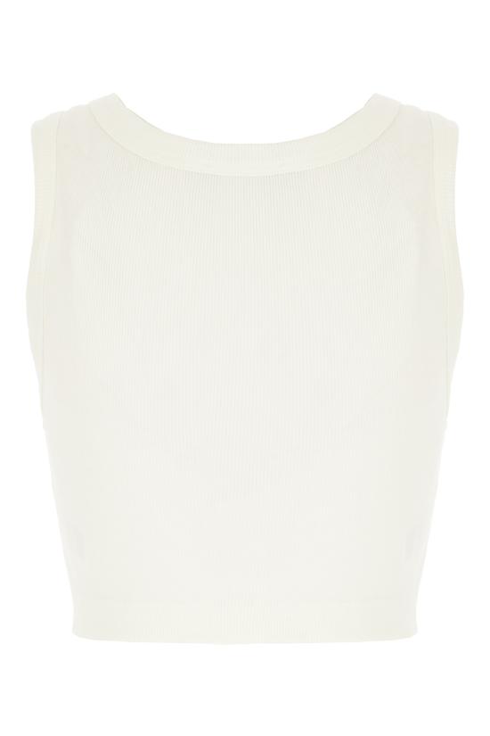 26SS 돌체앤가바나 민소매 티셔츠 F8W63TFU7AV W0001 BIANCO NATURALE - DOLCE & GABBANA