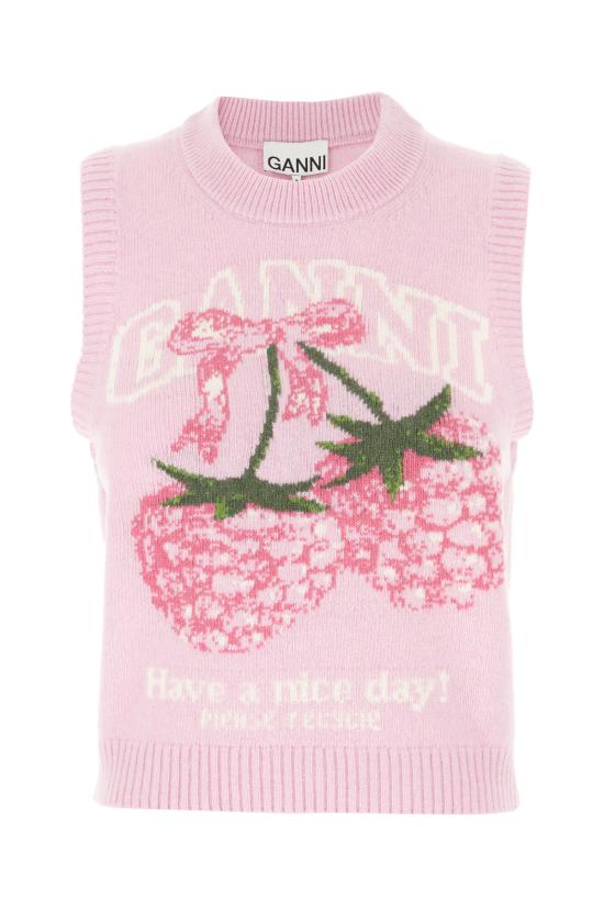 26SS 가니 스웨터 A10702782678 868 CHALK PINK