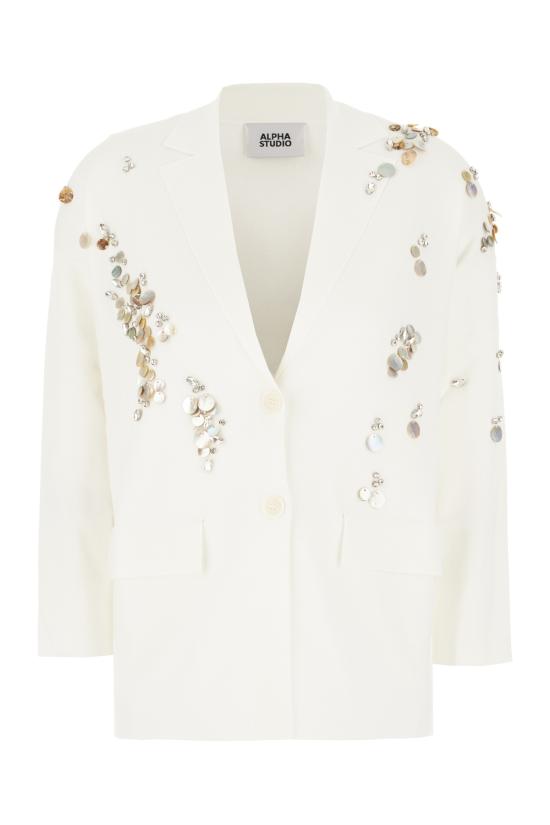 26SS 알파스튜디오 스웨터 AD6255NR 2003 LATTE