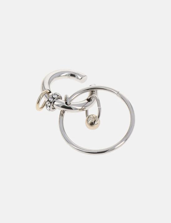  저스틴 클렌퀏 이어링 저스틴 클렌켓 클라크 이어 커프 실버/페일 골드 - JUSTINE CLENQUET