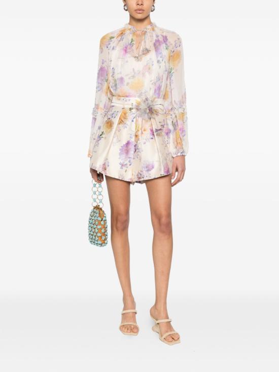 26SS 짐머만 숏팬츠 7922AS261 CRDA CREAM DAHLIA - ZIMMERMANN