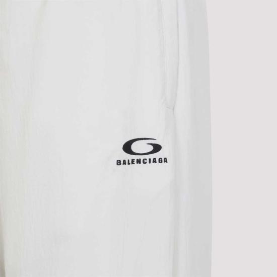  발렌시아가 스트레이트 팬츠 트랙수트 팬츠 더티 화이트 - BALENCIAGA