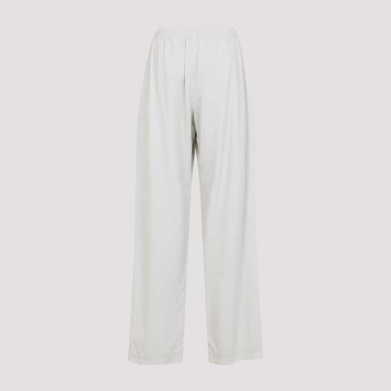  발렌시아가 스트레이트 팬츠 트랙수트 팬츠 더티 화이트 - BALENCIAGA