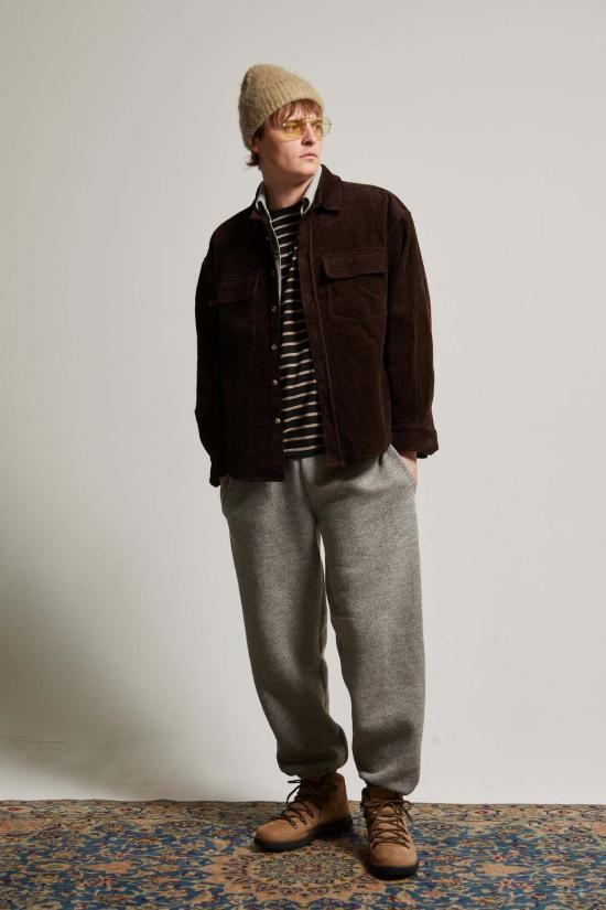  아셀 트레이닝/조거 팬츠 애셔 세비 스웨트팬츠 헤더 느와르 - ASHER