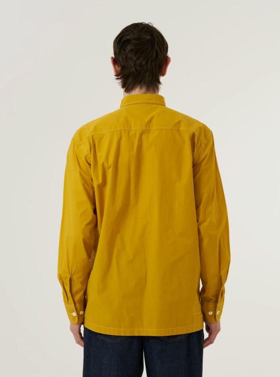  유니버셜웍스 탑 유니버설 웍스 CPO 셔츠 오가닉 파인 포플린 골든 브라운 - UNIVERSAL WORKS