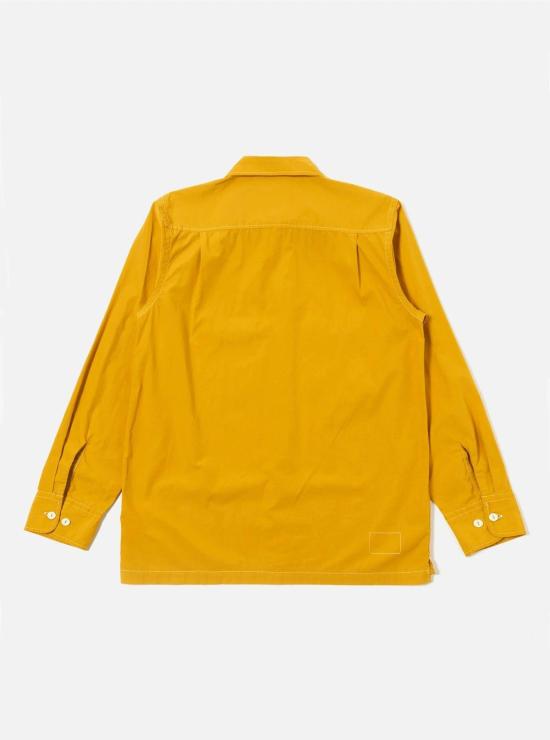  유니버셜웍스 탑 유니버설 웍스 CPO 셔츠 오가닉 파인 포플린 골든 브라운 - UNIVERSAL WORKS