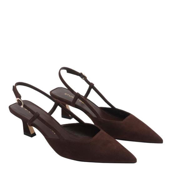  스튜어트 와이츠먼 힐/펌프스 비니 슬링백 힐 브라운 - STUART WEITZMAN