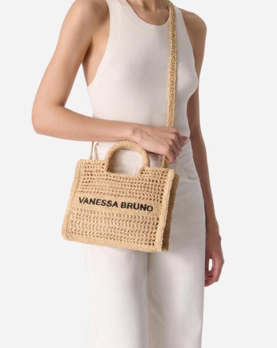 26SS 바네사브루노 숄더백 3EVE60 V40884SABLE NOIR Beige - VANESSA BRUNO