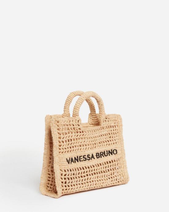 26SS 바네사브루노 숄더백 3EVE60 V40884SABLE NOIR Beige - VANESSA BRUNO