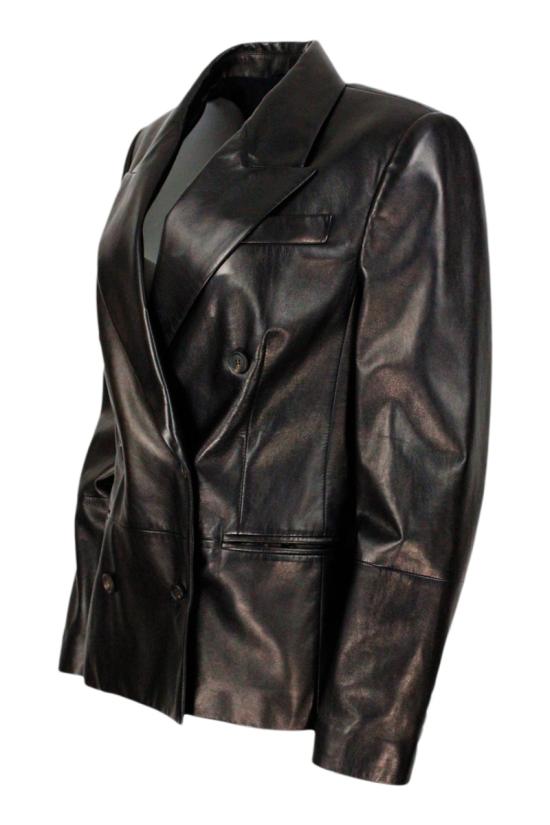 26SS 브루넬로 쿠치넬리 수트 자켓 MPNPI2374 C101 Black - BRUNELLO CUCINELLI