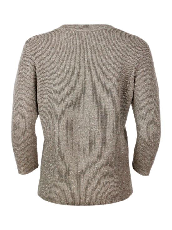 26SS 파비아나 필리피 루렉스 디테일 스웨터 MAD275F494L452 8195 Grey - FABIANA FILIPPI