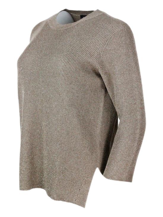 26SS 파비아나 필리피 루렉스 디테일 스웨터 MAD275F494L452 8195 Grey - FABIANA FILIPPI