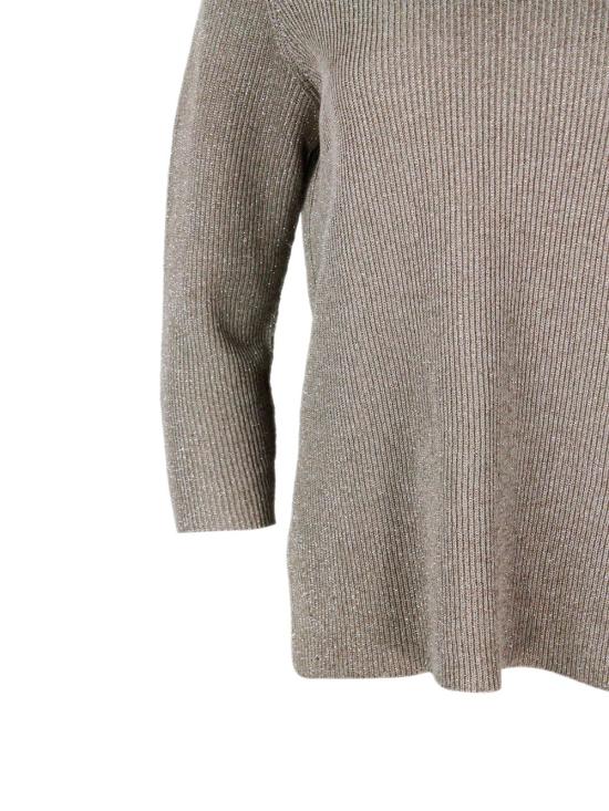 26SS 파비아나 필리피 루렉스 디테일 스웨터 MAD275F494L452 8195 Grey - FABIANA FILIPPI