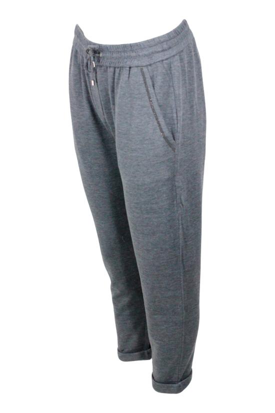 26SS 브루넬로 쿠치넬리 팬츠 MD828SB899 572 Grey - BRUNELLO CUCINELLI