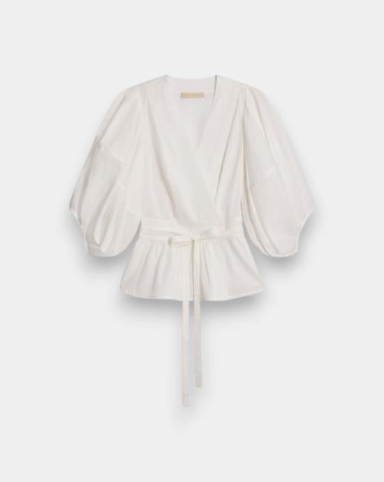 26SS 바네사브루노 블라우스 4EVA69 V09896 OFF WHITE Beige