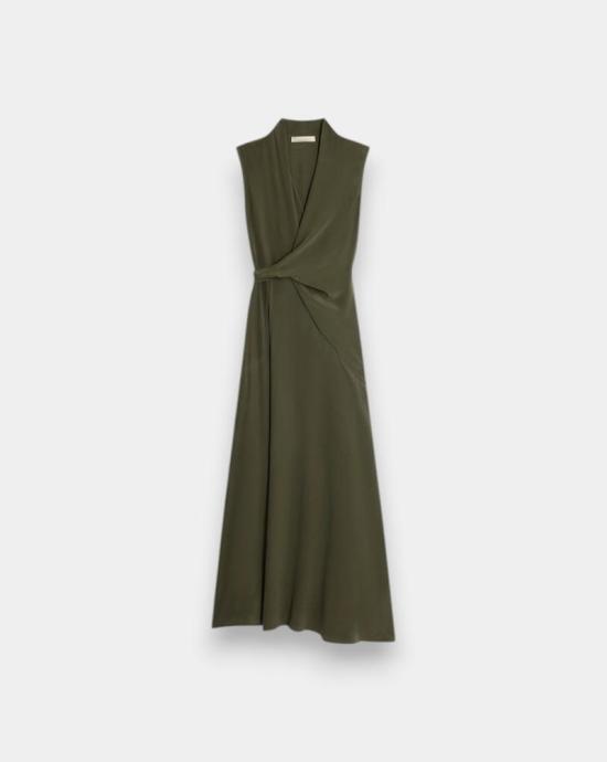 26SS 바네사브루노 미디 원피스 4HVA77 V08807KAKHI Khaki