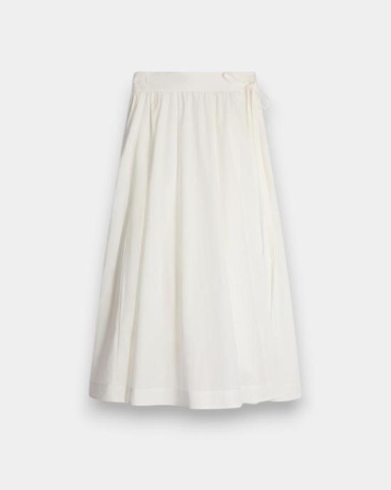 26SS 바네사브루노 미디 스커트 4EVA69 V07795 OFF WHITE Off white