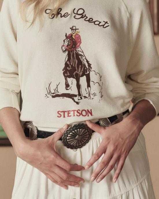  더 그레이트 벨트 . 가죽 세공 콘초  (블랙 & 실버) - THE GREAT