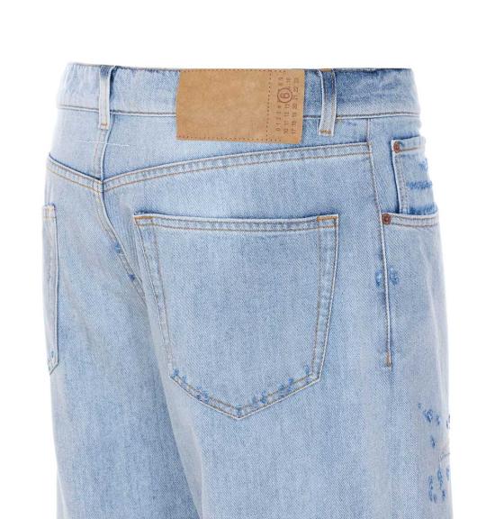  MM6 메종마르지엘라 데님 팬츠 Mm6 메종 마르지엘라 데님 진 블루 - MM6 MAISON MARGIELA