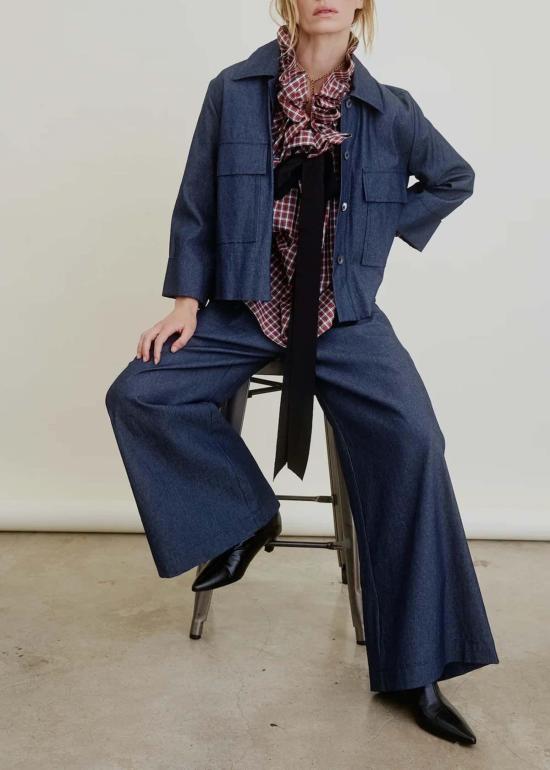  아쿠아리우스 칵테일 데님 팬츠 코너 팬츠 데님