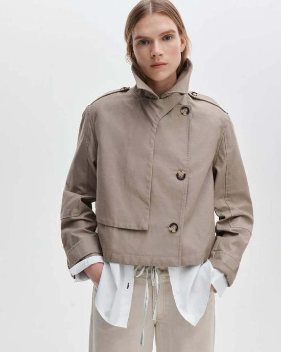  랙앤본 트렌치 코트 Rag & Bone Jamie 크롭  카키색