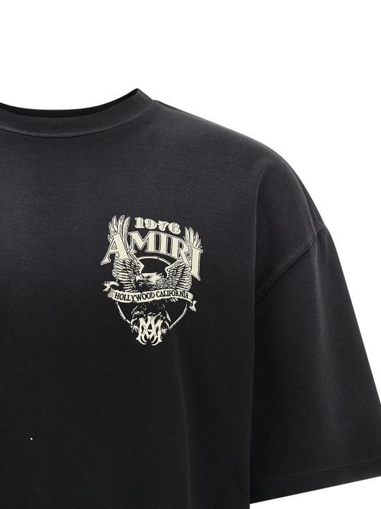  아미리 반팔 티셔츠 이글 티셔츠 블랙 - AMIRI